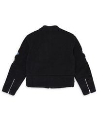 Sp5der - Sherpa Moto Field Jacket - Lyst