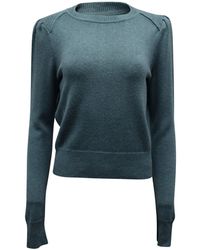 Isabel Marant - Cotton Puff Sleeve Sweater - Lyst