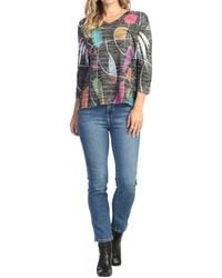 Jess & Jane - Frolic Burnout High Low Top - Lyst