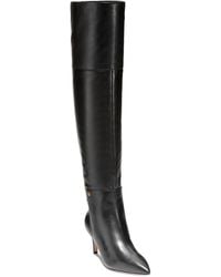 Cole Haan - Vandam Leather Pointed Toe Over-the-knee Boots - Lyst