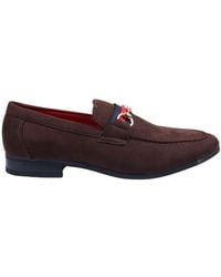 TruClothing - Loafers Shoes Suede Leather Lined Slip On Buckle Formal Shoe - Lyst