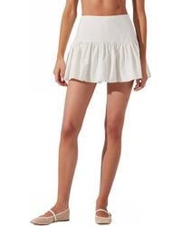 Astr - Jenika Drop Waist Mini Skirt - Lyst