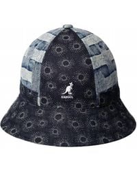 Kangol - Patchwork Denim Mash Up Casual Bucket Hat - Lyst