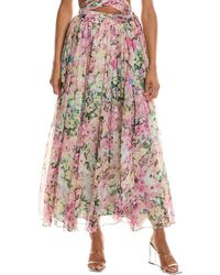 Rococo Sand - Silk Maxi Skirt - Lyst