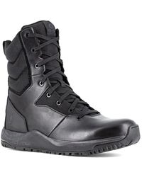 Volcom - Street Shield Vm30705 W Leather 8" Tactical Work Boots Ver871 - Lyst