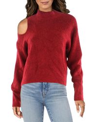 DKNY - Knit Cut-out Mock Turtleneck Sweater - Lyst