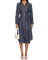 Bella Dahl - Western Yoke Midi Dress - Lyst