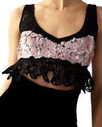 Cynthia Rowley - The Cosmo Sequin Knit Top - Lyst