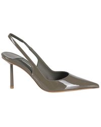 Le Silla - Chanel Bella Pointed Toe Slingback Heels - Lyst
