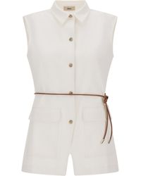 Herno - Dense Rome Jersey Vest - Lyst