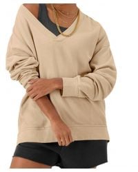 Champion - Oversized V-Neck Pullover - Lyst