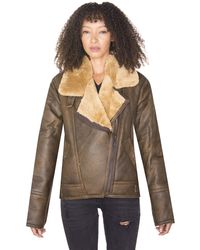 Infinity Leather - B3 Sheepskin Leather Flying Jacket-Bergamo - Lyst