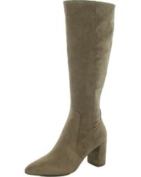 Anne Klein - Barnard Zip Up Slip On Knee-High Boots - Lyst