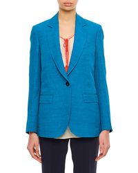 Alberto Biani - Light Tailored Jacket With Single-Button Fastening - Lyst