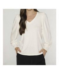 Matty M - Katy V Neck Top - Lyst