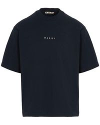 Marni - Logo Printed T-Shirt - Lyst