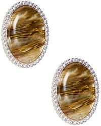 retroféte - Stone Stud Earrings - Lyst
