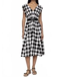 Sea - Neci Gingham Midi Tank Dress - Lyst