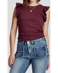 Another Love - Danica Ruffle Trim Top - Lyst