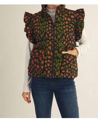Jodifil - The Wild Ruffle Puffer Vest - Lyst