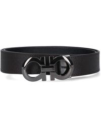 Ferragamo - Reversible Calf Leather Belt - Lyst