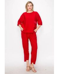 Joh - Katie Knit Crepe Pants - Lyst