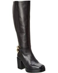 Seychelles - No Love Lost Chain Leather Platform Knee-high Boot - Lyst