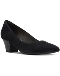 Clarks - Teresa Step Burnished Pointed Toe Pumps - Lyst