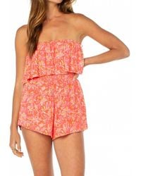 Roxy - Let's Go Romper - Lyst