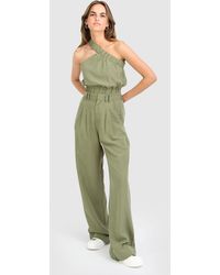Belle & Bloom - State Of Play Wide Leg Pant - Army - Lyst