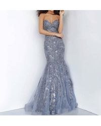 Jovani - Long Mermaid Prom Dress - Lyst