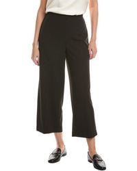 Anne Klein - High Rise Pull-On Wide Leg Crop Pant - Lyst