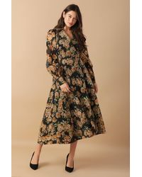 TRUEDAMES - Time To Evolve Woven Midi Dress - Lyst