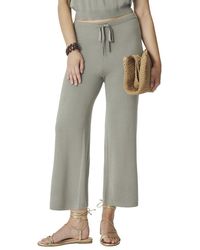 Splendid - Christa Crop Sweater Pant - Lyst