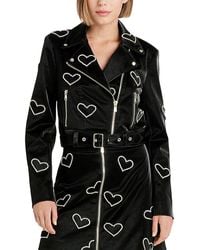 Cinq À Sept - Rhinestone Hearts Zoe Jacket - Lyst