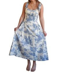 AUREUM - Toile Midi Dress - Lyst
