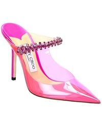 Jimmy Choo - Bing 100 Plexi & Satin Pump - Lyst