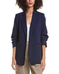 Anne Klein - Scrunch Sleeve Open Jacket - Lyst