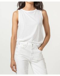 Lilla P - Pima Jersey Boatneck Shell - Lyst