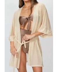Beth Richards - Mesh Kimono - Lyst