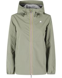 K-Way - Marguerite Stretch Poly Jersey Waterproof Polyester Jacket - Lyst
