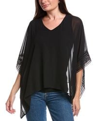 Joseph Ribkoff - Lace Trim Poncho Top - Lyst