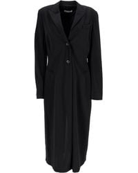 Jil Sander - Single-Breasted Midi Coat - Lyst