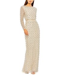 Mac Duggal - High Neck Fully Beaded Gown - Lyst