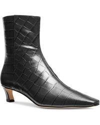 MICHAEL Michael Kors - Cosmo Kitten Boot Animal Print Leather Over-The-Knee Boots - Lyst