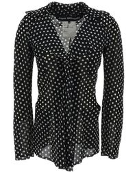 Junya Watanabe - Polka Dot Unlined Slim Blazer - Lyst