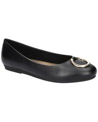 Easy Street - Faux Leather Slip-on Loafers - Lyst
