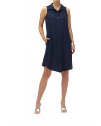 Joseph Ribkoff - Button-Down Sleeveless Shirt Dress - Lyst