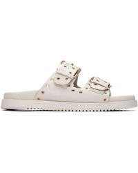 Xti - Faux Leather Open Toe Sandals - Lyst