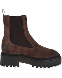 Hogan - H700 Suede Chelsea Boots - Lyst